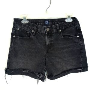 GAP Faded Black Cut Off Shorts Size 29